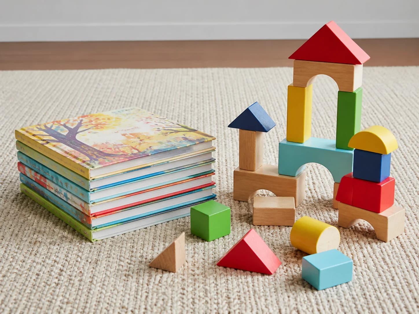 KASH Demo: Picture books and wooden blocks